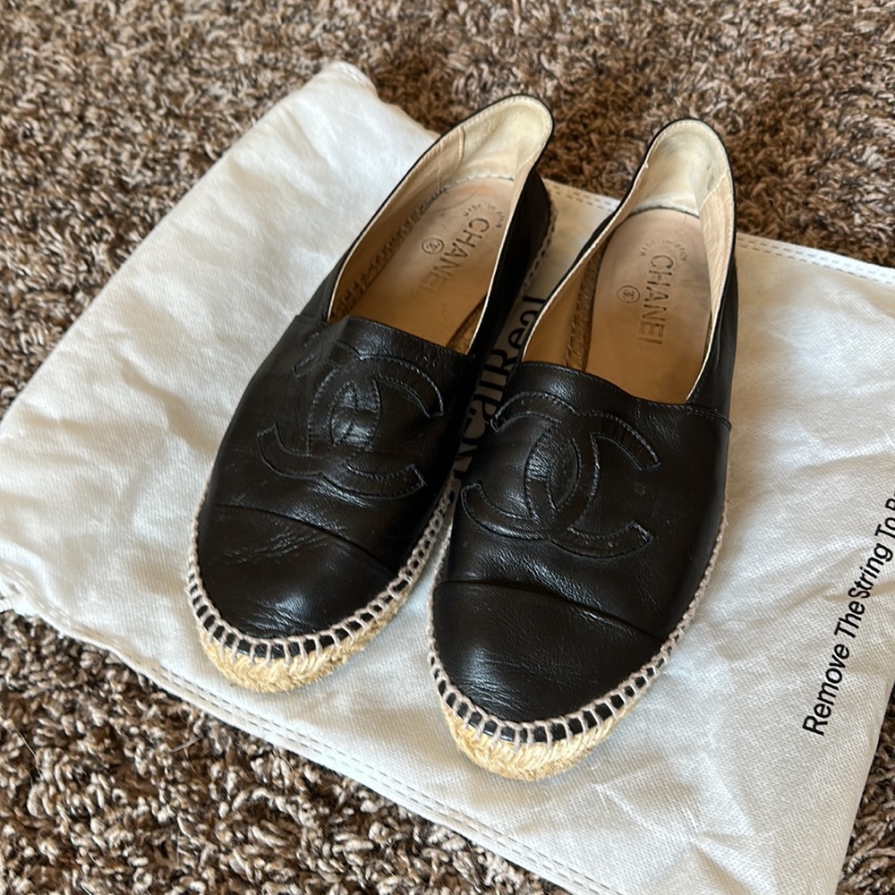 Authentic Chanel espadrilles